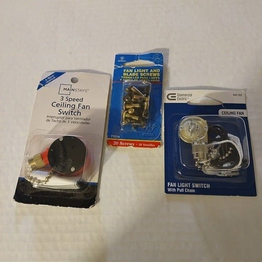 CEILING FAN ACCESSORIES-LOT-NEW